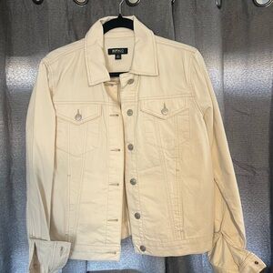 Buffalo David Bitton Cream Denim Jacket